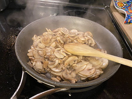 Add the Mushrooms