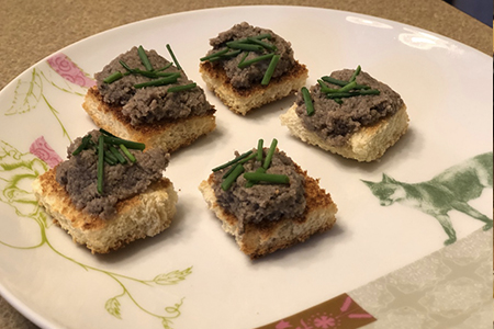 Mushroom Bites on Toast