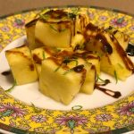 Pineapple with Lime Zest and Molasses