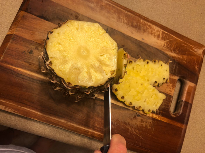 Cutting the Pineapple