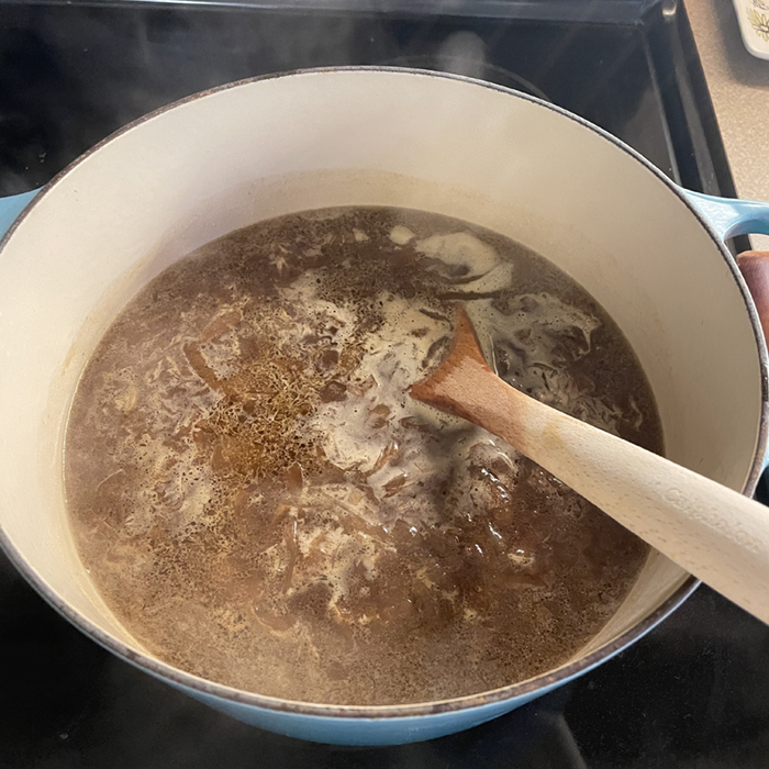 French Onion Soup: let it sit overnight